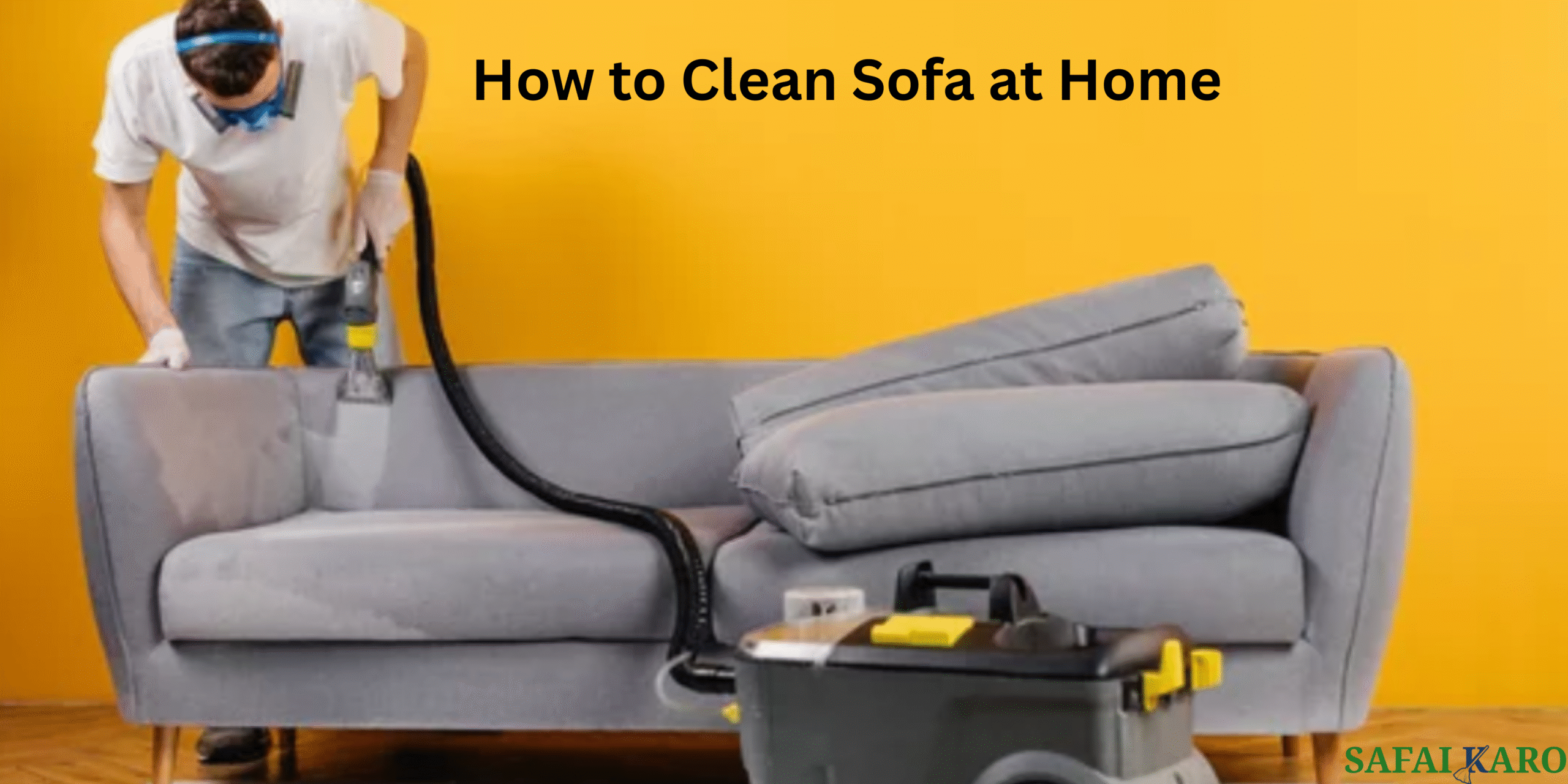 How to Clean a Sofa at Home